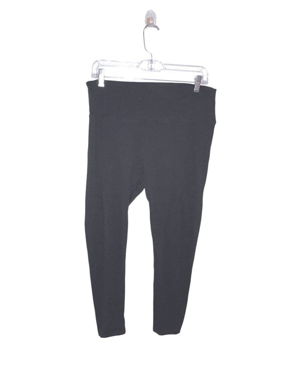Members Mark Luxe Ankle Legging XL Black Pima Cotton Spandex Blend